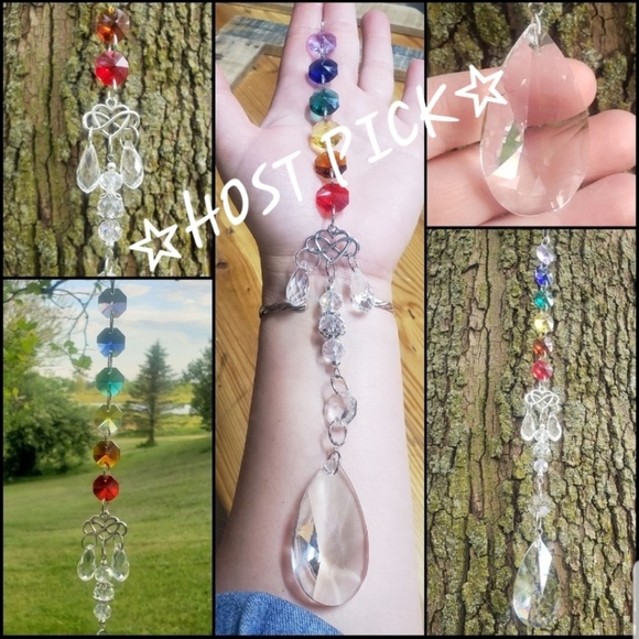Rainbow Suncatcher 🌈 LGBTQ 🏳️🌈 PRIDE Hanging Decor Gift idea Window Crystals - Picture 4 of 11